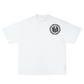 SLS logo white tee